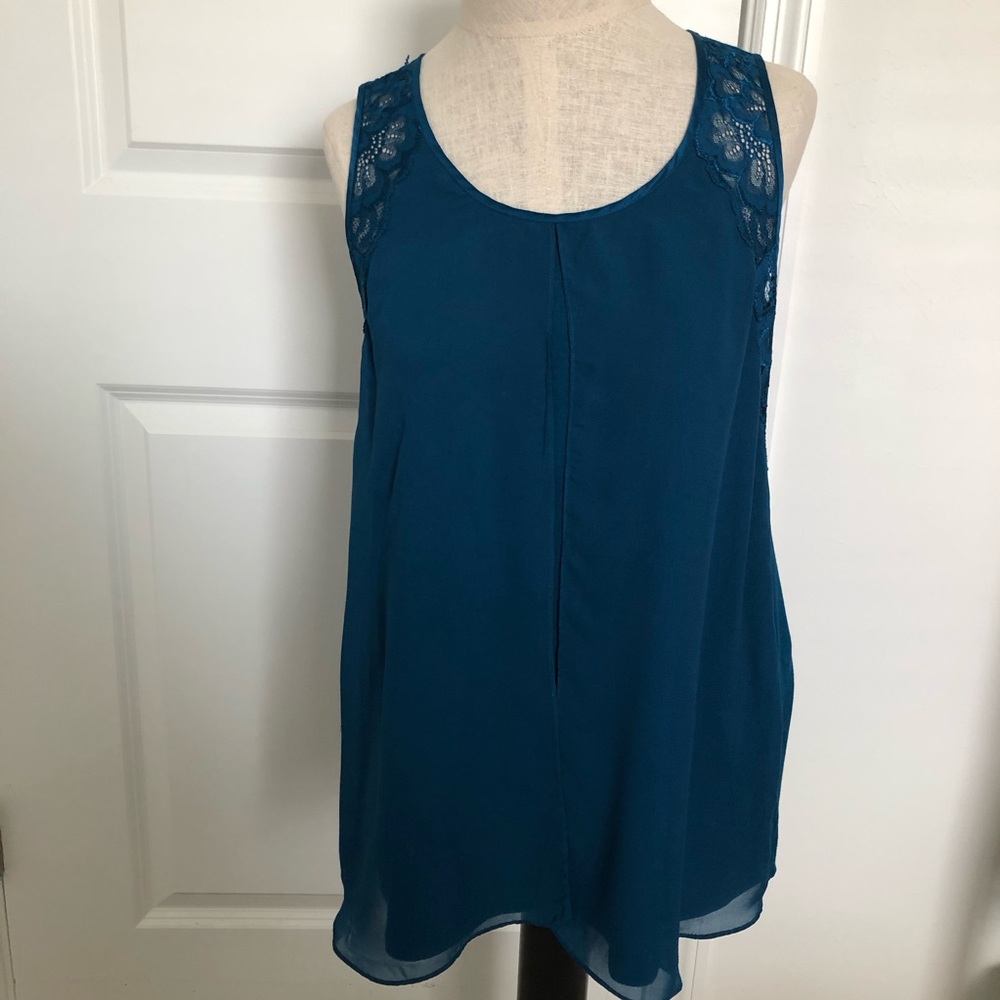Soma Tank Top with Lace Detailing